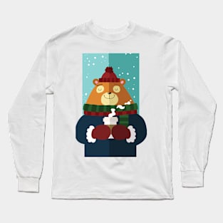 Bear and Chocolate. Long Sleeve T-Shirt